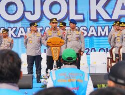 Hadiri Apel Ojol Kamtibmas, Kapolri Ajak Bersinergi Jaga Kamtibmas