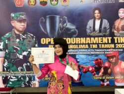 Polwan Ditsamapta Polda Bengkulu Raih Prestasi dan Mengharumkan Bengkulu di Ajang Open Tournament Tinju Piala Panglima TNI Tahun 2025