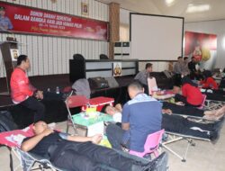 Polda Bengkulu Gelar Donor Darah Wujudkan Semangat Humanis di Hari Jadi Humas Polri ke-74