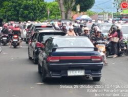 Antusiasme Lulusan P3K Padati Jalan Sukowati, Rejang Lebong Macet Total