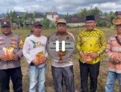 Pemdes Kesambe Lama bersama BUMDes Gelar Penanaman Jagung Serentak
