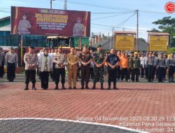 Polres Rejang Lebong Gelar Apel Kesiapsiagaan Hadapi Potensi Bencana Hidrometeorologi