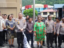 Dalam rangka Pengendalian stabilitas harga beras, Polda Papua Salurkan 165 Ton Beras Lewat Gerakan Pangan Murah di Tiga Provinsi