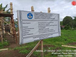 Proyek Revitalisasi PAUD Negeri Pelita Ibu di Tebat Tenong Luar Diduga Abaikan K3, Pengawasan Lemah