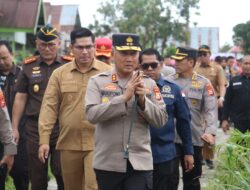 Kapolda Bengkulu Letakkan Batu Pertama Program Bedah Rumah dan Bakti Sosial untuk Warga Terdampak Musibah di Rejang Lebong