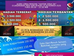 🎣 Ayo Ikuti! Lomba Mancing “HANTAM JORAN 3N” di Kolam Pancing Kumbang Hitam – Hadiah Jutaan Rupiah Menanti