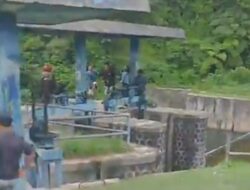 Personel Polsek Selupu Rejang dan Piket Polres Rejang Lebong Gerak Cepat Cek TKP Dua Pelajar Tenggelam di Bendungan Trokon