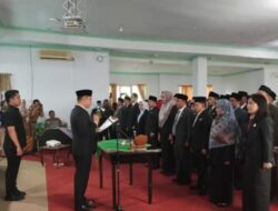 60 ASN Rejang Lebong Dilantik, Wabup Hendri Praja Ingatkan: Jangan Hanya Duduk di Kursi, Tapi Bekerjalah untuk Rakyat