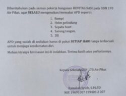 Miris! Proyek APBN di SDN 170 Rejang Lebong Diduga Abaikan Keselamatan, Dinas Baru Bertindak Setelah Diberitakan
