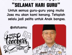 Khairul, M.Pd. Kepala SDN 111 Rejang Lebong: Mengucapkan Selamat Hari Guru Nasional 2025