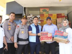 Kapolda Aceh Tiba di Langsa Lewat Jalur Darat, Beri Bantuan hingga Wifi Gratis untuk Warga
