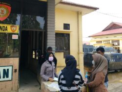 Polres Aceh Tamiang Tetap Layani Masyarakat Meski Mako Berlumpur Akibat Banjir
