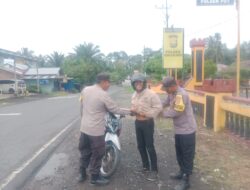 Polsek Padang Ulak Tanding Gelar KRYD, Antisipasi 3C dan Narkoba di Jalur Curup–Lubuk linggau