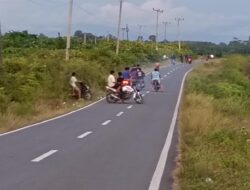 Balap Liar di Jalan Lintas Provinsi Desa Suka Medan Kembali Meresahkan Warga