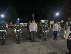 Patroli Gabungan Polsek Padang Ulak Tanding–TNI Amankan Jalur Lintas Curup–PUT