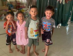 POLRI HADIR MELALUI DOKKES POLRES LANGKAT MELAKSANAKAN BAKTI KESEHATAN KEPADA KEPADA MASYARAKAT DESA HARAPAN MAKMUR