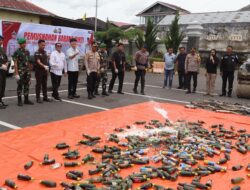 Polres Rejang Lebong Musnahkan Barang Bukti Hasil Pengungkapan Periode Juli–Desember 2025