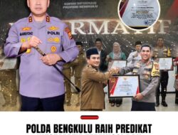 Polda Bengkulu Raih Predikat Keterbukaan Informasi Tertinggi dan Badan Publik Terbaik dari KIP Provinsi Bengkulu