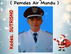 Pemerintah Desa Air Mundu mengucapkan Selamat Hari Natal 2025 dan Tahun Baru 2026