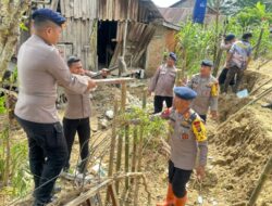 Brimob Sumut Gerak Cepat Perbaiki Tanggul Sungai Tanjung Pura, Warga Berterima Kasih dan Apresiasi Tinggi