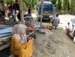 Polres Nagan Raya Relokasi Internet Starlink untuk Warga Terdampak Banjir di Alue Wakie