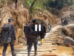 Brimob Polda Aceh Terobos Daerah Terisolir di Bener Meriah, Salurkan Bantuan dan Layanan Kesehatan