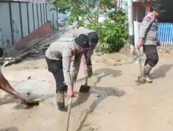 Hujan Lebat Picu Longsor di Agam, Polsek Tanjung Raya Siaga di Lokasi Bencana