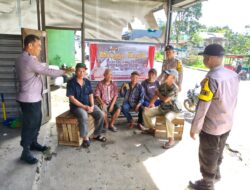 Polsek Selupu Rejang Gelar Minggu Kasih di Desa Kampung Baru, Tampung Aspirasi Warga