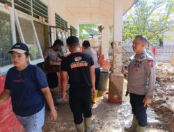 Pasbrimob 1 BKO Polres Tapteng Laksanakan Aksi Kemanusiaan Pascabencana