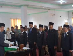 Bupati Fikri Resmi Lantik Lima Pejabat Strategis Pemkab Rejang Lebong
