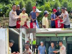 Polres Rejang Lebong Gelar Apel Siaga Bencana, Kapolres Tinjau Lokasi Banjir dan Salurkan Bantuan