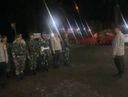 Patroli Gabungan Polsek Padang Ulak Tanding dan TNI Amankan Jalur Curup–Padang Ulak Tanding