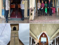 Polres Rejang Lebong Amankan Ibadah Mingguan di Sejumlah Gereja, Situasi Aman dan Kondusif