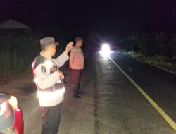Polsek Padang Ulak Tanding Gelar Patroli di Jalur Lintas Lubuklinggau–Curup, Wujudkan Keamanan Pengguna Jalan