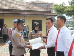Kapolres Rejang Lebong Terima PIN Emas dan Piagam Penghargaan dari Kementerian Pertanahan RI
