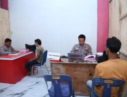 Demi Pelayanan Kepolisian Berjalan Maksimal, Polsek Karang Baru Buka Pos Pelayanan Sementara di Ruko