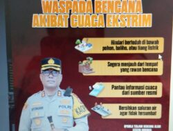 Kapolres Rejang Lebong Imbau Masyarakat Waspada Bencana Akibat Cuaca Ekstrem