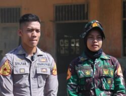 Bersihkan SD Negeri 4 Kuala Simpang, Taruna Ingin Siswa Bisa Segera Bersekolah Normal