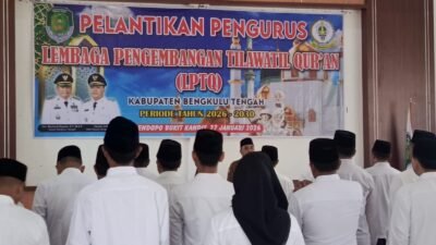 Pelantikan Pengurus LPTQ Bengkulu Tengah Periode 2026–2030 Dipimpin Wakil Bupati