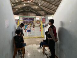 Polres Rejang Lebong Amankan Pertandingan Futsal dan Bola Tangan Direktur Cup 2026 Politeknik Rafflesia