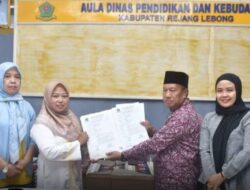 Anisah Resmi Jabat Plt Kadis Dikbud Rejang Lebong, Siap Lanjutkan Program dan Tingkatkan Kualitas Pendidikan