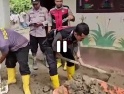 Gotong Royong Polri dan Masyarakat, Polres Pidie Jaya Percepat Pemulihan Pascabanjir dan Fasilitas Pendidikan