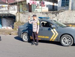 Patroli Rutin Polsek Selupu Rejang Antisipasi Kejahatan dan Balap Liar