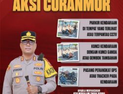 Polres Rejang Lebong Imbau Masyarakat Waspada Aksi Curanmor
