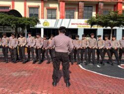 Siaga Hadapi Situasi Kontinjensi, Sat Samapta Polres Rejang Lebong Gelar Latihan Dalmas