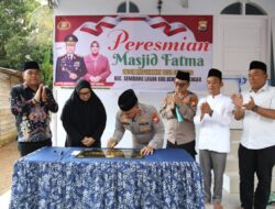 Kapolda Bengkulu Resmikan Masjid Fatma, Wujud Bhayangkara Jelajah Berkah di Bengkulu Tengah