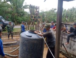Progres H+12 TMMD Ke-127 Kodim 0409/RL, Lima Titik Sumur Bor di Desa Seguring Hampir Rampung 100 Persen