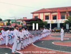 Dukungan Kapolres Rejang Lebong, Bripda Bayu Buka Latihan Karate untuk Anak dan Remaja