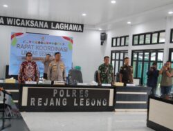 Polres Rejang Lebong Gelar Rakor Lintas Sektoral Ops Ketupat 2026, 2.141 Personel Gabungan Siap Amankan Idul Fitri