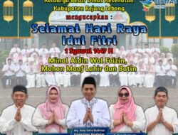Keluarga Besar Dinas Kesehatan Rejang Lebong Mengucapkan Selamat Hari Raya Idul Fitri 1447 H
